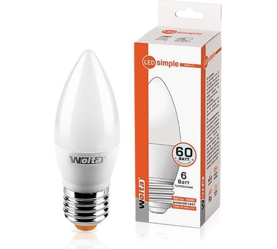 Лампа WOLTA LED 25SC6E27-S