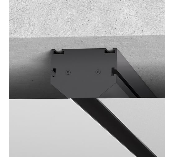 Заглушки для шинопровода Elektrostandard Slim Magnetic в натяжной потолок 2 шт черный a067417