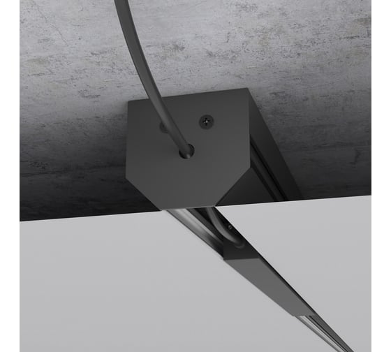 Шинопровод в натяжной потолок Elektrostandard Slim Magnetic с декоративными вставками 2 м черный a067412