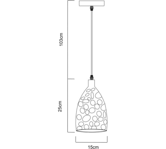 Подвесной светильник Arte Lamp A4083SP-1SS