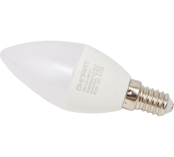 Лампа ОНЛАЙТ 90 416 OLL-C37-13-230-6.5K-E14-FR (PRO 90-240 В) 90416