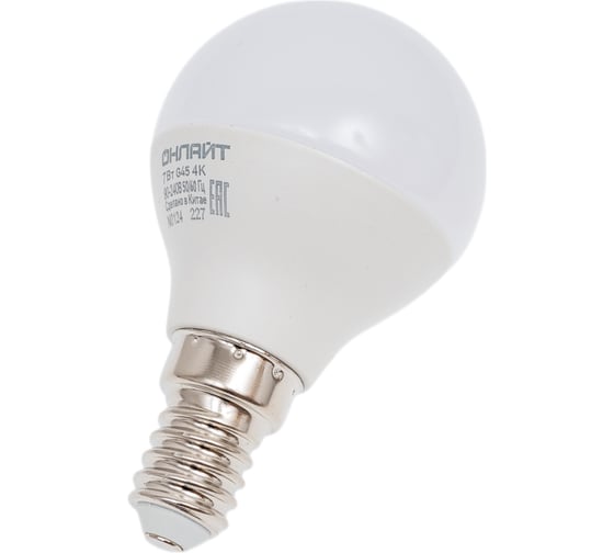 Лампа ОНЛАЙТ 90 419 OLL-G45-7-230-4K-E14-FR (PRO 90-240 В) 90419