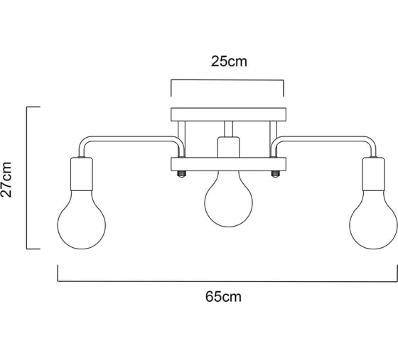 Потолочный светильник Arte Lamp A6001PL-7BK