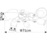 Потолочный светильник Arte Lamp A9289PL-5GO 3