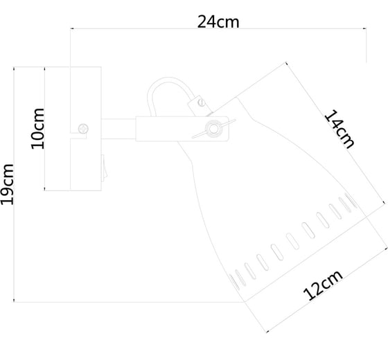 Настенный светильник Arte Lamp A2214AP-1AB