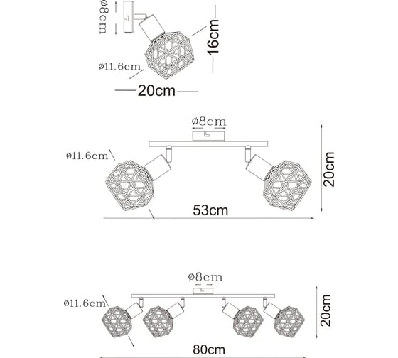 Настенный светильник Arte Lamp A6141AP-2WH