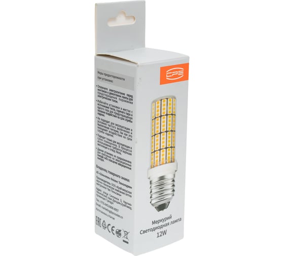 Светодиодная лампа CPS T33-C-12W-E2, 3000К T33-C-12W-E27-3000К, 12W