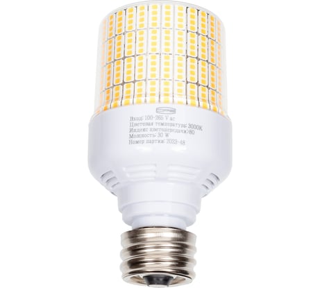 Светодиодная лампа CPS T75-C-30W-E27, 3000К T75-C-30W-E27-3000К, 30W