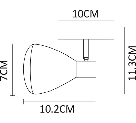 Настенный светильник Arte Lamp A6008AP-1BK