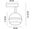 Настенный светильник Arte Lamp A6009AP-1AB 3