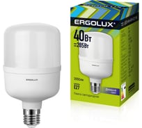 Светодиодная лампа Ergolux LED-HW-40W-E27-6K 40Вт, E27, 6500К 172-265В 13555