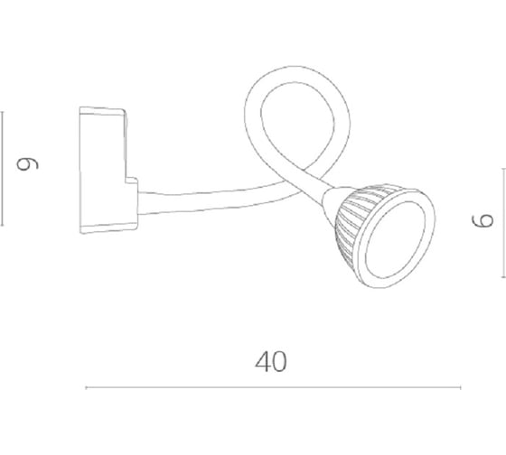 Настенный светильник Arte Lamp A4107AP-1BK