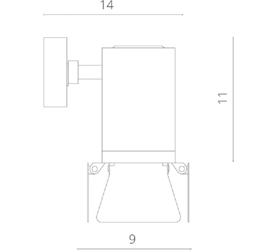 Настенный светильник Arte Lamp A6709AP-1WH