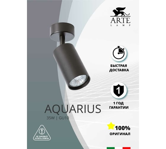 Потолочный светильник Arte Lamp A3216PL-1BK