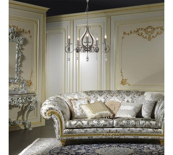 Подвесная люстра Lumien Hall АУЭРЕЛЬ 2031/5H-SNCR-CL