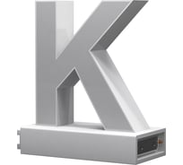 Светодиодная буква К ABCMIX магнитное соединение, 100 мм -К-100-magnetic