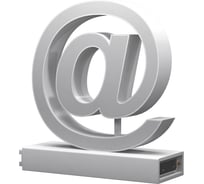 Светодиодный символ @ ABCMIX магнитное соединение, 100 мм -@-100-magnetic