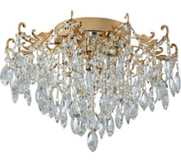 Люстра ЭкономСвет хрустальная 15543/5+5FGD+CL WTLED