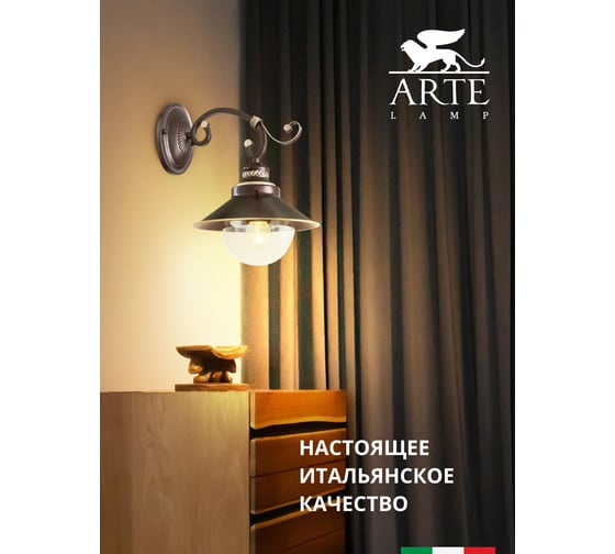 Настенный светильник Arte Lamp A4577AP-1CK