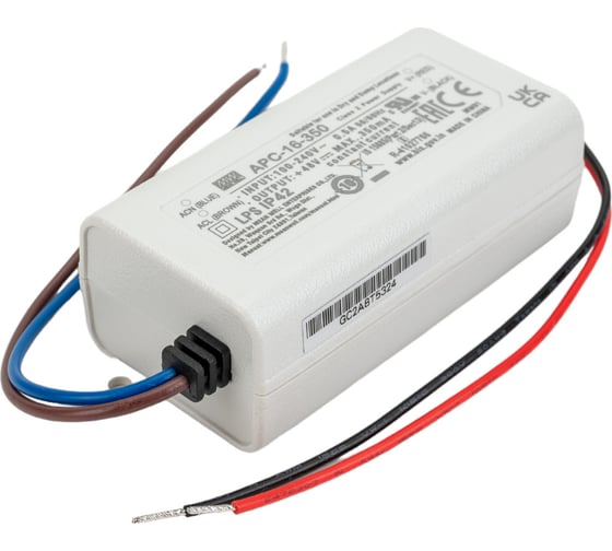 LED-драйвер Mean Well APC-16-350 AC-DC 16Вт Т00315869