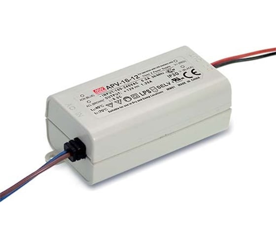 LED-драйвер Mean Well APV-16-24 AC-DC 16Вт Т00315868 1