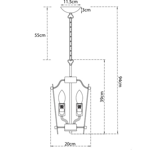 Подвесной светильник Arte Lamp A3938SP-4CC