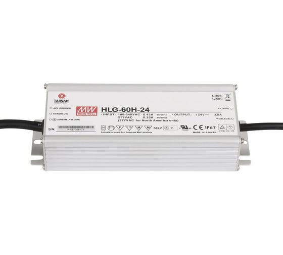 LED-драйвер Mean Well HLG-60H-24 AC-DC 60Вт Т00315982
