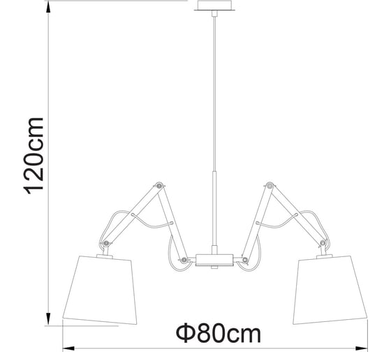 Подвесной светильник Arte Lamp A5700LM-5BK