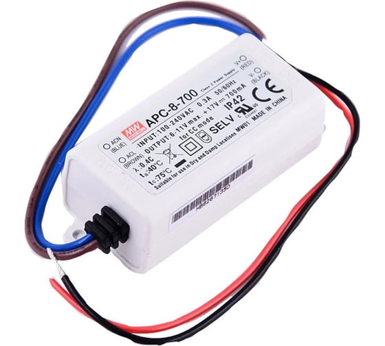 LED-драйвер Mean Well APC-8-700 AC-DC 7.7Вт Т02290283