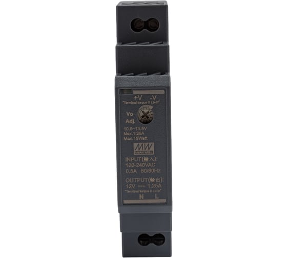 Источник питания Mean Well AC/DC HDR-15-12 Т02601691 1