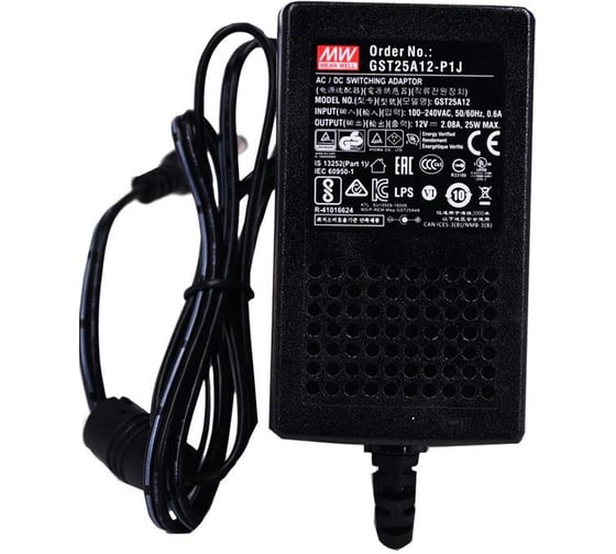 Сетевой адаптер Mean Well GST25A12-P1J Т02292640