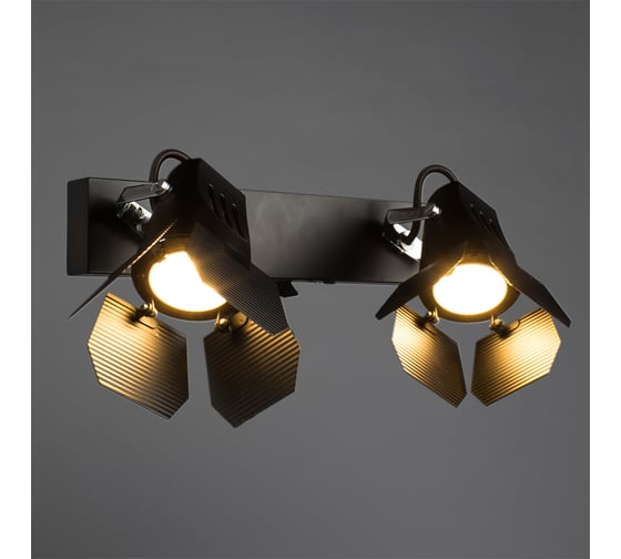 Настенный светильник Arte Lamp A3092AP-2BK