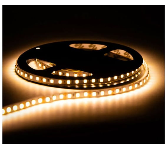 Комплект светодиодной ленты URM, 120 LED, 12 В, 9.6 Вт, IP22, теплый белый, 2М N01010