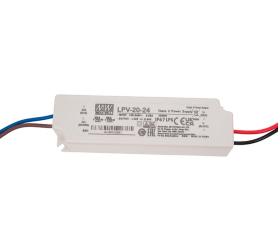 Источник питания Mean Well AC/DC LPV-20-24 Т00274073