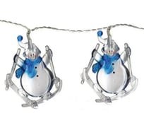 Гирлянда Снеговик на лыжах SHLights 10 белых светодиодов LD010W-PS/SS