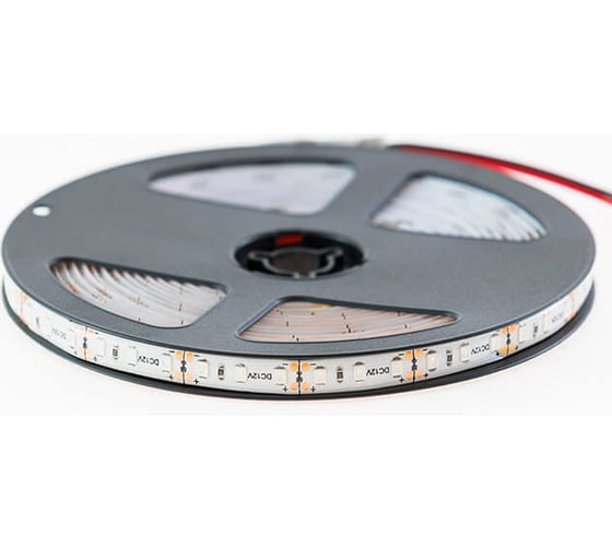 Светодиодная лента URM, SMD 2835, 120 LED, 12 В, 9.6 Вт, 6-8 лм, IP65, синий С10081