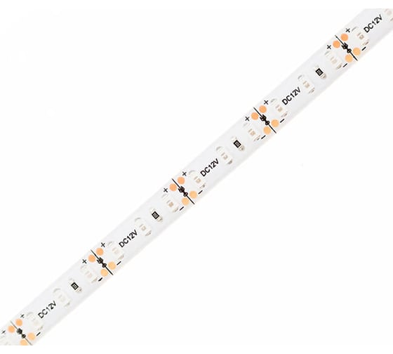Светодиодная лента URM, SMD 2835, 120 LED, 12 В, 9.6 Вт, 6-8 лм, IP65, синий С10081