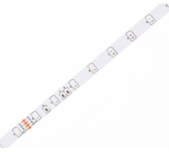 Светодиодная лента URM, SMD 2835, 60 LED, 12 В, 4.8 Вт, 8-10 лм, IP22, RGB С10260