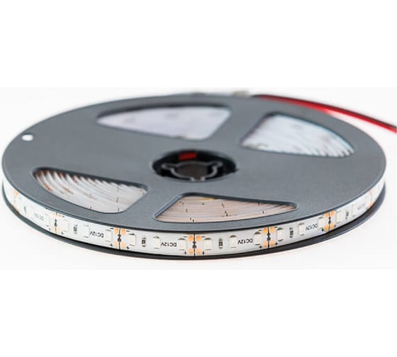 Светодиодная лента URM, SMD 2835, 120 LED, 12 В, 9.6 Вт, 6-8 лм, IP65, желтый С10084