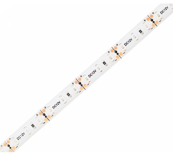Светодиодная лента URM, SMD 2835, 120 LED, 12 В, 9.6 Вт, 6-8 лм, IP65, желтый С10084