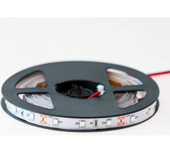 Светодиодная лента URM, 60 LED, 12 В, 4.8 Вт, 6-8 лм, IP22, зеленый С10198