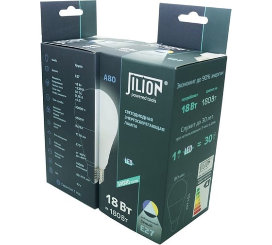 Светодиодная лампа Jilion A80 18W E27 4500K 9513032