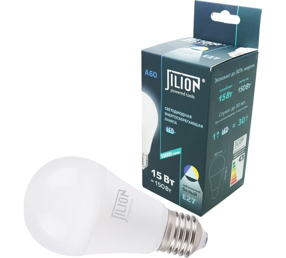 Светодиодная лампа Jilion A60 15W E27 4500K 9513020
