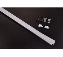 Накладной алюминиевый профиль FIBERLI М1506 для светодиодной ленты шириной до 10мм, IP 20, 2м 14120101