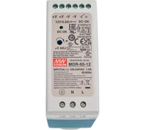 Источник питания Mean Well AC/DC MDR-60-12 60Вт Т00252359