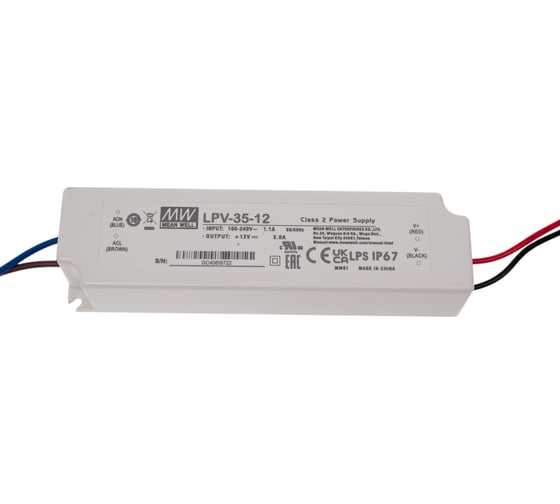 Источник питания Mean Well AC/DC LPV-35-12 Т00285488