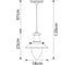 Подвесной светильник Arte Lamp A5518SP-1CC 3