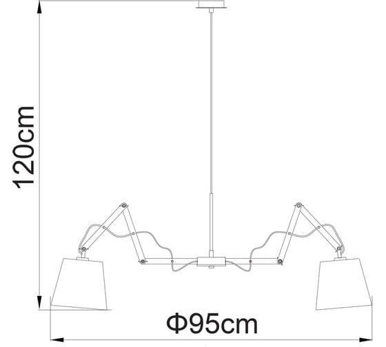 Подвесной светильник Arte Lamp A5700LM-8WH