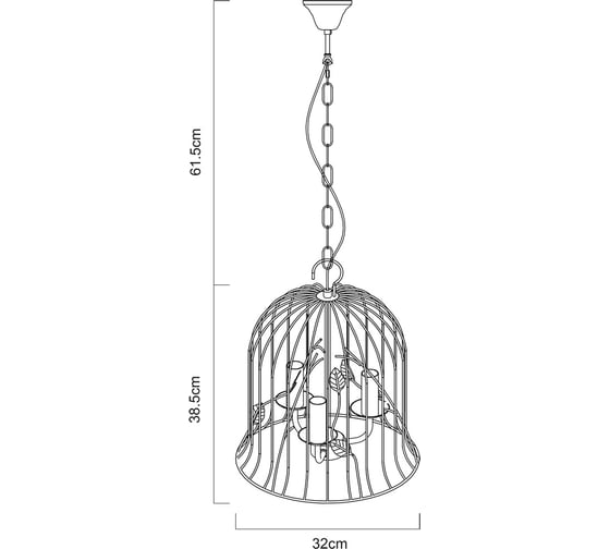 Подвесной светильник Arte Lamp A1878SP-3WG