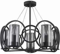 Подвесная люстра Lumien Hall ОЛАВИ 3302/5P-SBK-CL